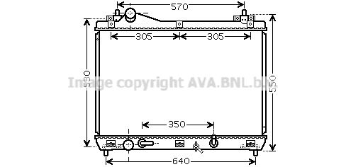 AVA QUALITY COOLING Radiators, Motora dzesēšanas sistēma SZ2105